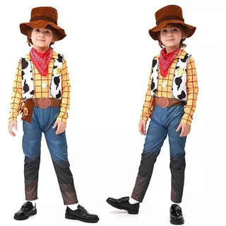ชุดแฟนซีเด็ก ชุดวู้ดดี้ Woody ชุด Toy Story Cowboy ชุดคาวบอย ชุดคอสเพลย์วู้ดดี้