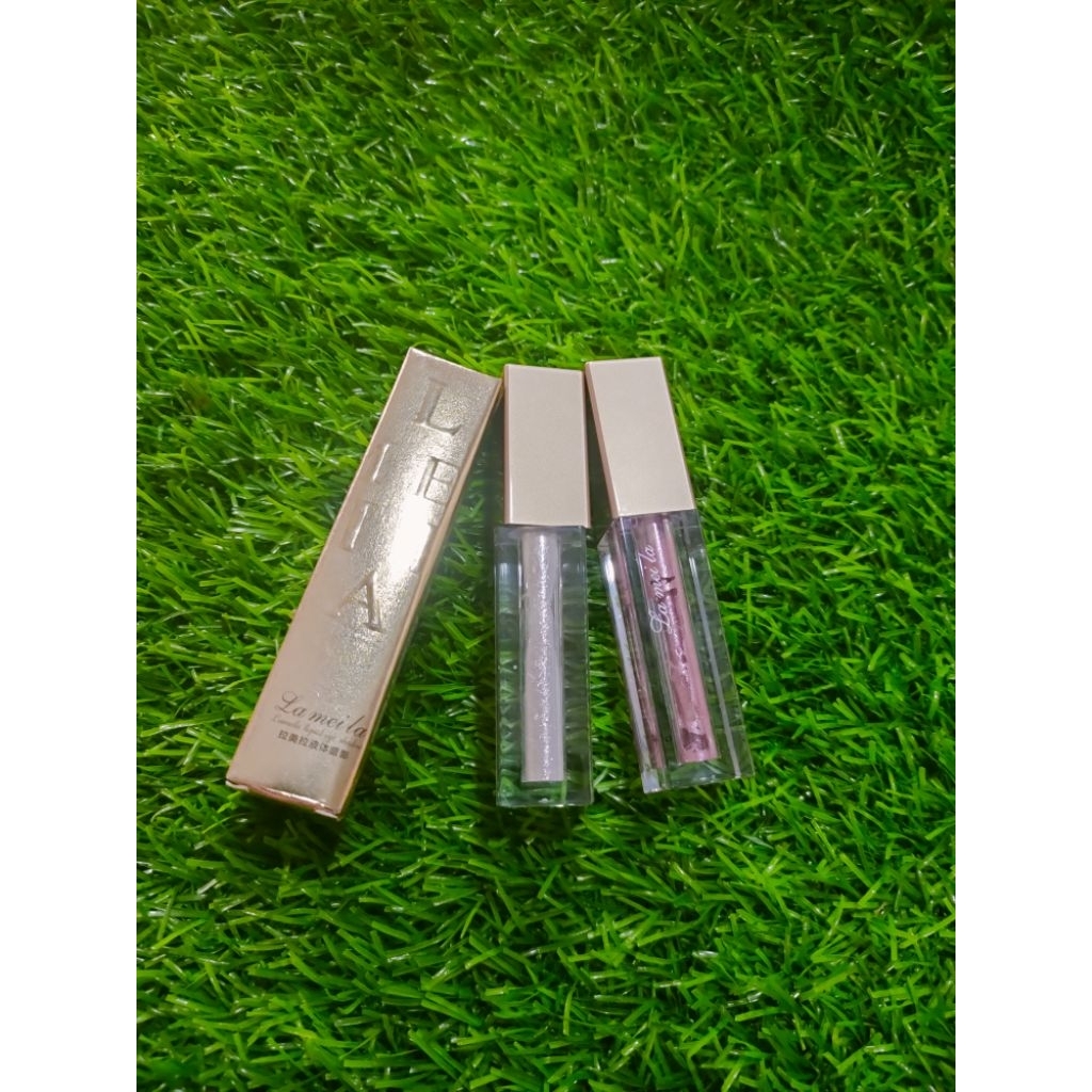 La mei la กลิตเตอร์2สีสวยๆทาหน้าทาเปลือกตาเพื่อเพิ่มสีสันสวยงาม