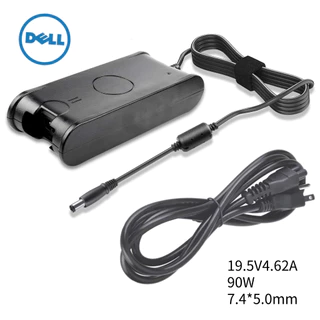 อะแดปเตอร์โน๊ตบุ๊ค Dell 19.5V4.62A 90W 7.4*5.0mm PA-10 Inspiron 1564 Latitude 100L 15 Laptop Adapter