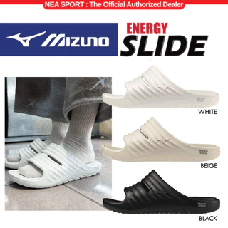[ออกแบบพิเศษสำหรับหน้าเท้ากว้างเท่านั้น] MIZUNO ENERGY SLIDE รองเท้าแตะทรงสวม นิ่ม สบาย มิซูโน่ แท้