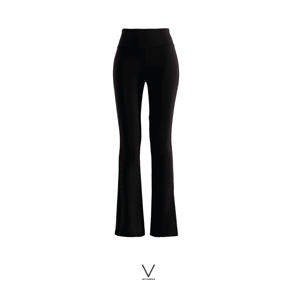 SS2026 BASIC FLARE UV PANT BLACK  กางเกงใส่ออกกำลัง ผ้ากัน UV UPF 50+