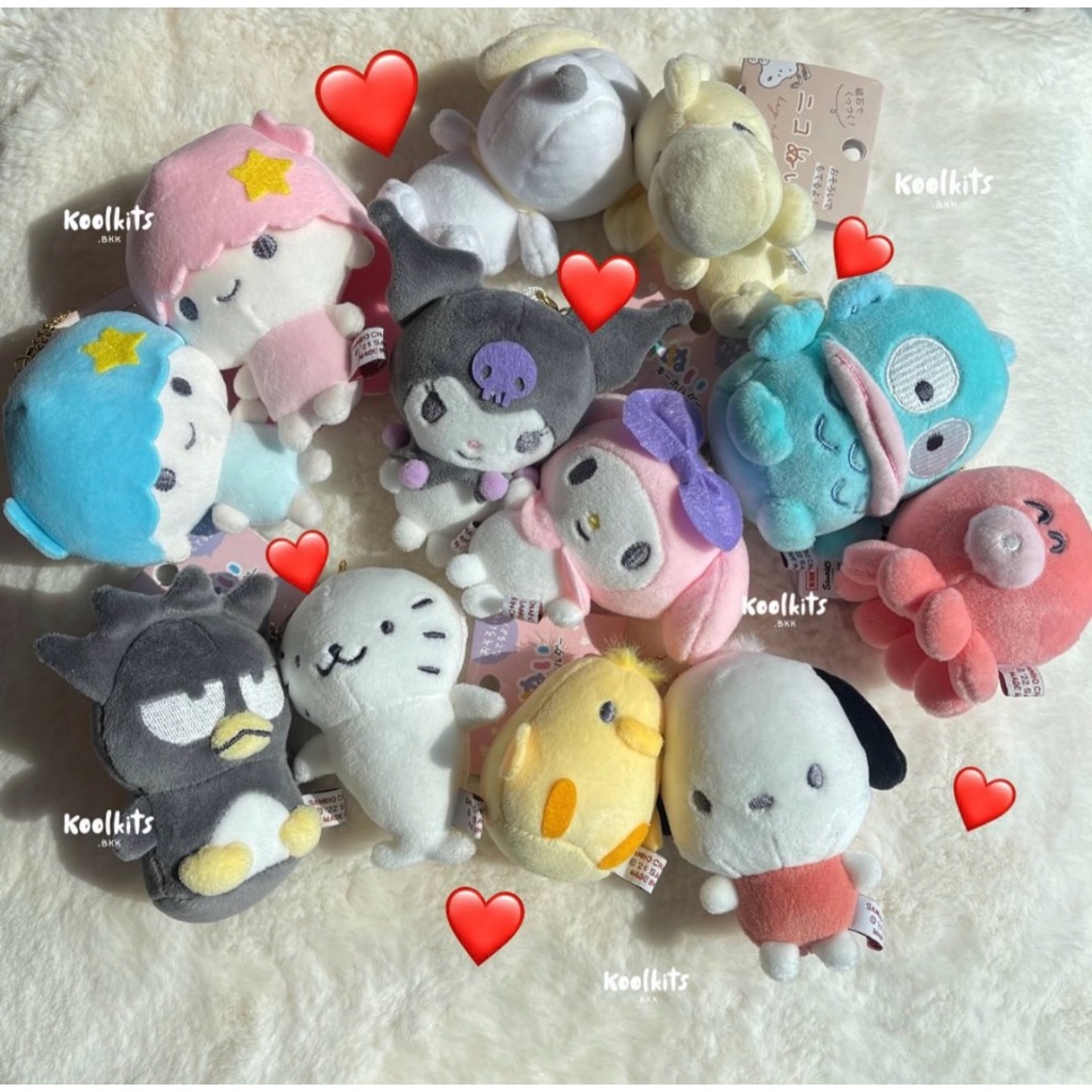 พวงกุญแจตุ๊กตาคู่ซานริโอ้ Sanrio/Tom & Jerry /Snoopy พวงกุญแจแม่เหล็กดูด characters magnet keychain
