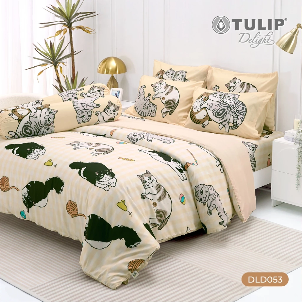 TULIP Delight ชุดผ้าปูที่นอน ทูนหัวของบ่าว ลิขสิทธ์แท้ DLD053 ผ้าห่ม ผ้านวม ผ้าปูที่นอน