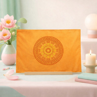 ธงเสมา ธรรมจักร อย่างดี *มีขนาด* 50x75ซม. 60x90ซม. 80x120ซม.…