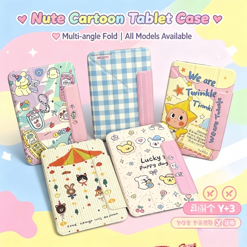 เคสสำหรับไอแพดใหม่ พับตัว Y 10.9 Air4/5/6/7 Air11 gen10 2022 gen11A16 M2 มีช่องใส่ปากกา หลังใส case ไอเเพด