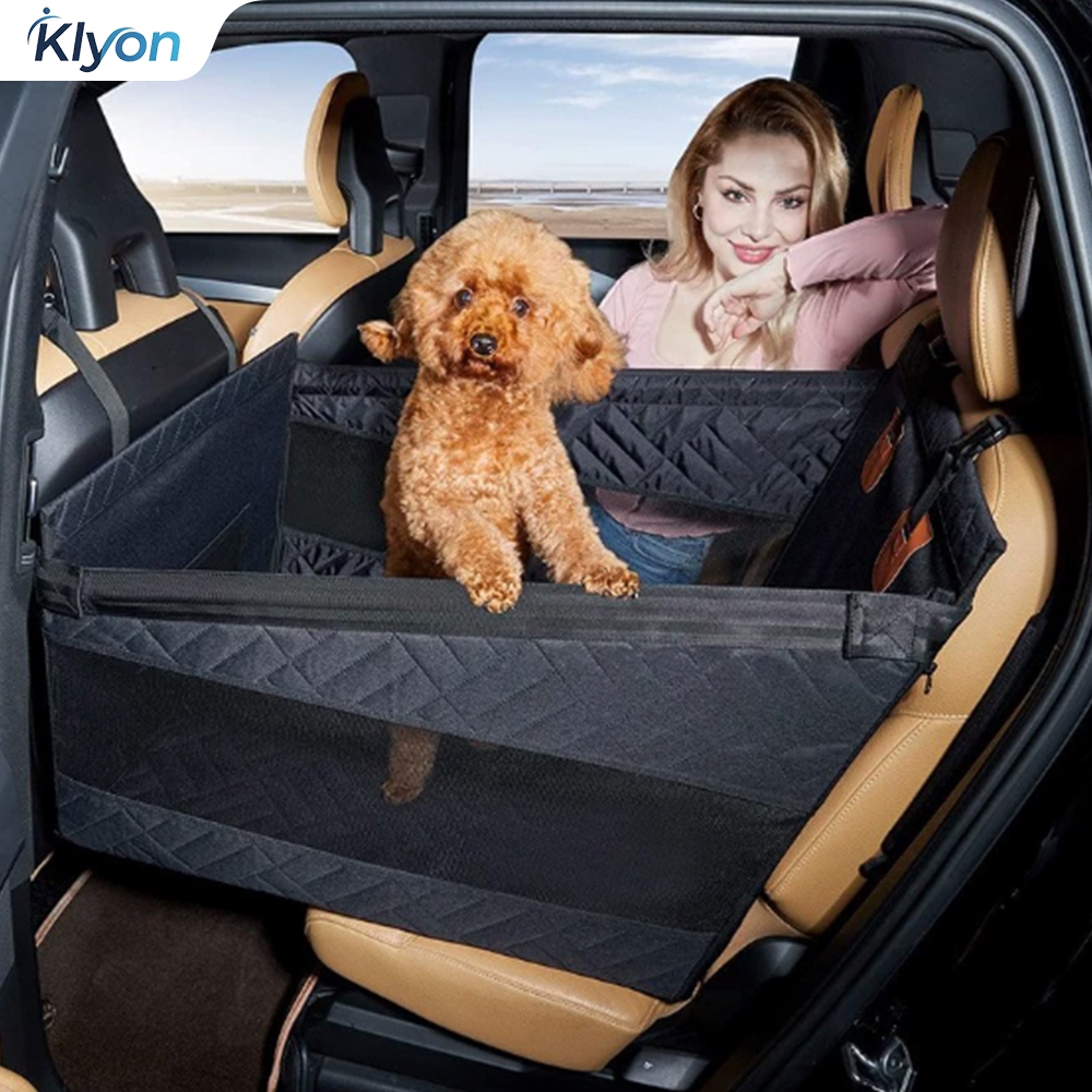 KLYON แผ่นรองสัตว์เลี้ยงในรถยนต์ พับเก็บได้ ระบายอากาศดี กันน้ำ ปลอดภัย สำหรับสุนัขแมว ใช้ในรถสะดวก
