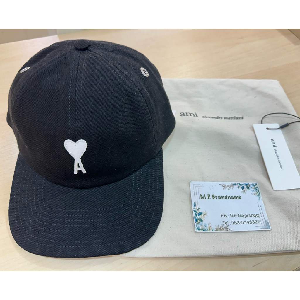 หมวก Ami de Coeur cap UCP264 สี Black ของแท้ 100%