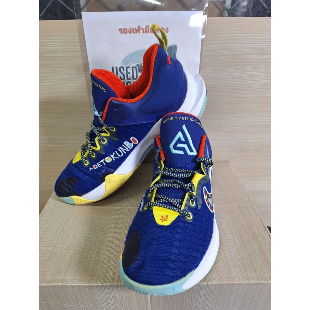 Nike : Giannis Immortality 3​(รหัสสินค้าDH4528-400) มือสองแท้ ไซส์47.5 ยาว31cm