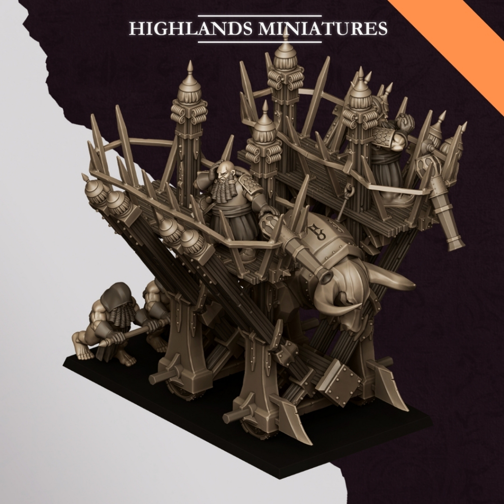 Blazing Icon of Marduk - Sons of Marduk - Humanoid Dwarf / 32mm scale 3D printed miniature HLM
