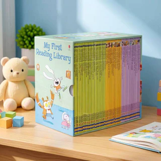 ​🌟พร้อมส่ง🌟 Usborne My First Reading Library กล่องเขียว (50 เล่ม) ชุดฝึกอ่านภาษาอังกฤษ เสริมพัฒนาการลูกสองภาษา