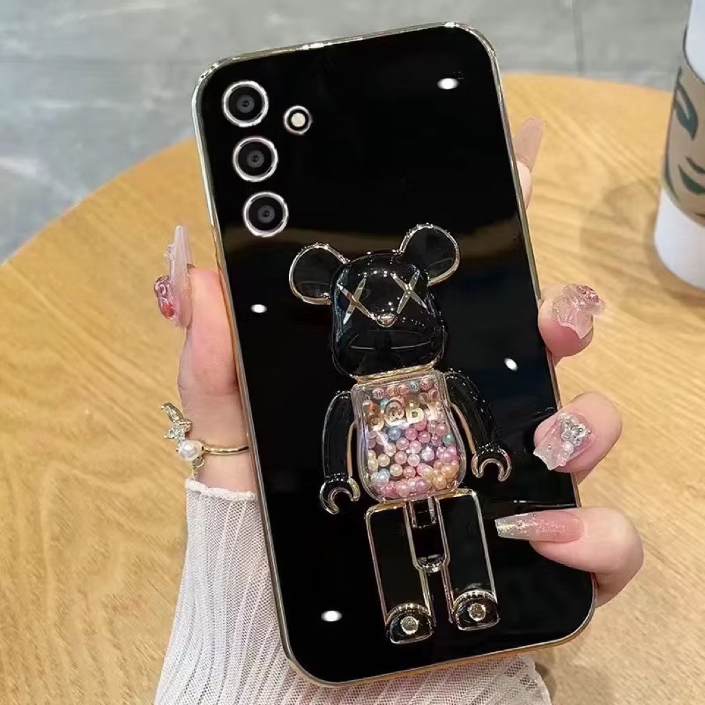เคส น้องหมี ขาตั้ง สำหรับ Samsung A02S A50 A50S A71 4G A51 A30S A03S สินค้าส่งจากไทยเคสนิ่ม แบบ น่ารักnn1