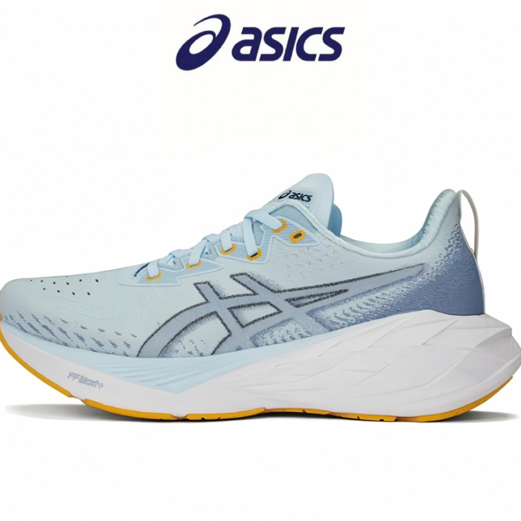 Asics Novablast 4 light blue（ของแท้ 100 %）รองเท้าวิ่ง