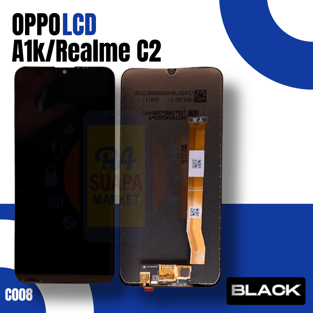 LCD Screen for OPPO A1K/RealmeC2 (BLACK)