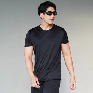 AWAKE เสื้อกีฬาไมโครสปอร์ตคอกลม Micro Sport