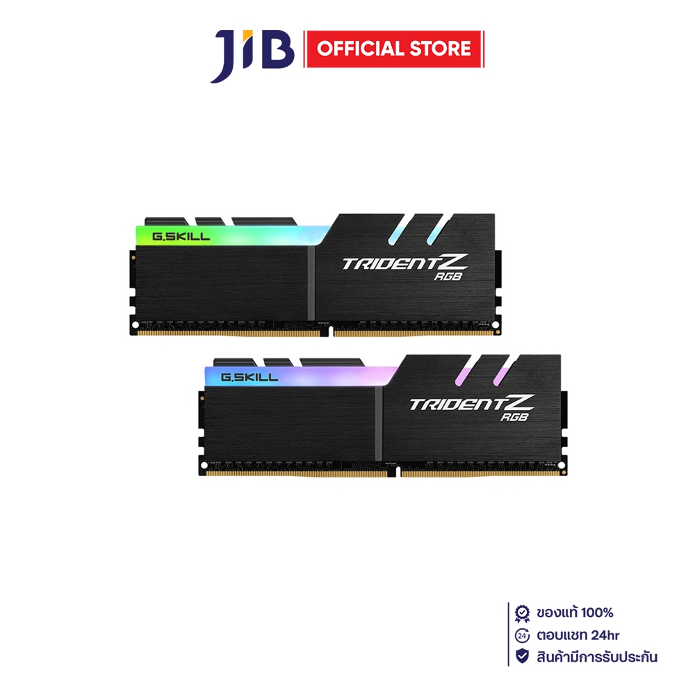 32GB (16GBx2) DDR4 3200MHz RAM (หน่วยความจำ) G.SKILL TRIDENT Z RGB (F4-3200C16D-32GTZR)