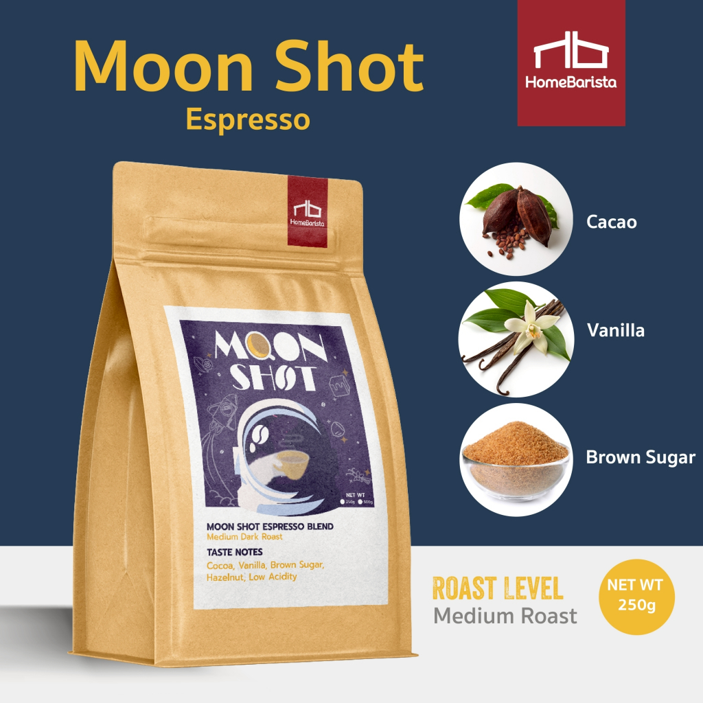 Home Barista [Roasted Bean] เมล็ด GOLDEN HOUR  Espresso Blend