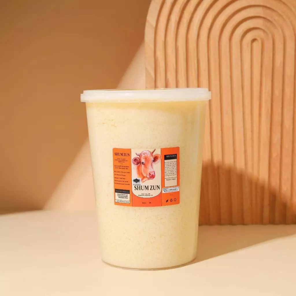 100%Grass Fed Beef tallow HALAL ไขมันวัว 1 Kg.Gluten Free, Seed Oil Free | Keto, Low Carb, Paleo