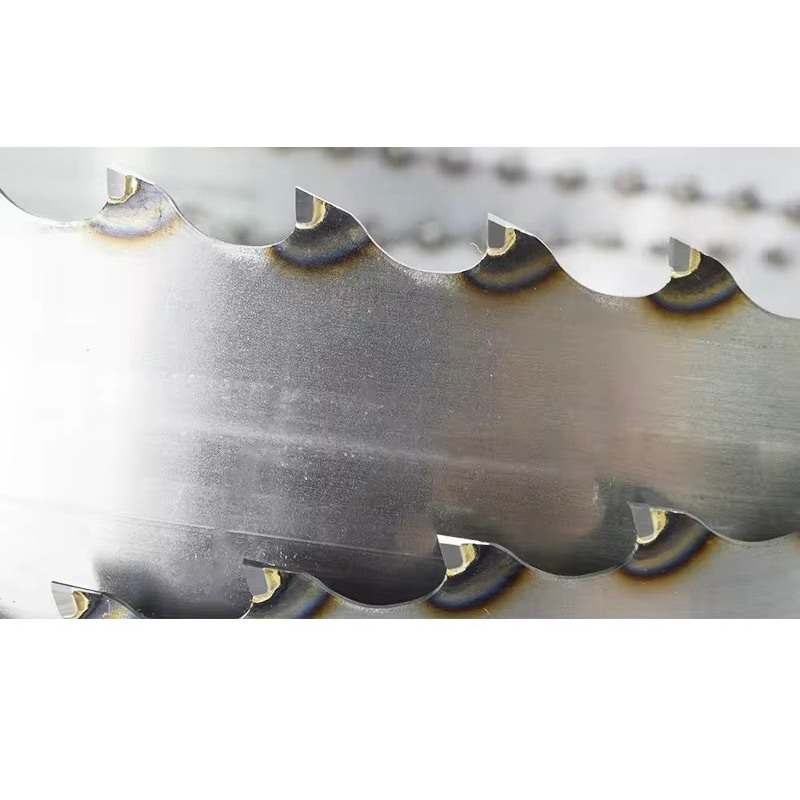 ใบเลื่อยสายพานคาร์ไบด์ตัดไม้ขนาด 50x1.05x4200mm. T22