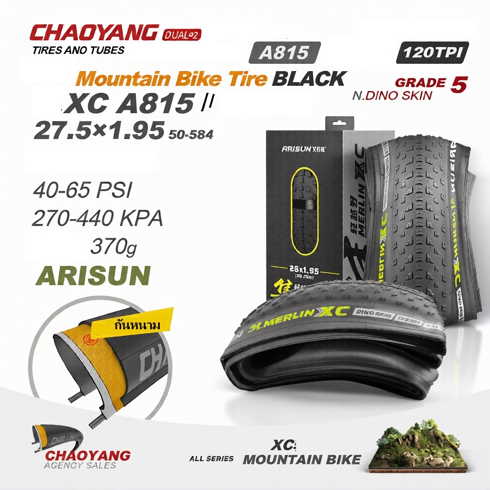ยางนอกเสือภูเขาทางเรียบ CST INNOVA CHAOYANG IRC  ขอบพับ 1 เส้นส่งจากไทย ราคา ถูกที่สุด ดีลบีเคเค แกลเลอรีภาพที่ 8
