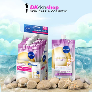 นีเวีย กันแดดผิวหน้า [ยกกล่อง/6ซอง] Nivea Sun Facial Sunscreen ปริมาณสุทธิ 7ml. (มีให้เลือก 5 สูตร)กันแดดสำหรับใบหน้า