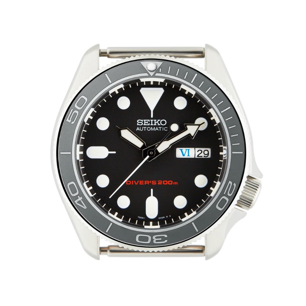 SKX007/SRPD Ceramic Bezel Insert: PO style Grey