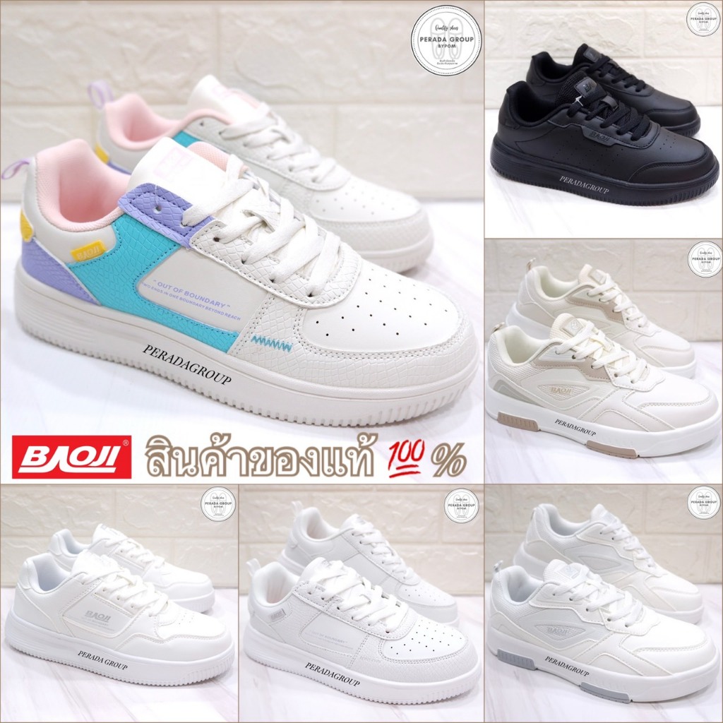 Baoji แท้💯% รองเท้าผ้าใบ รุ่น BJW835 / BJW886 / BJW868 / BJW1001 ไซส์ 37-41