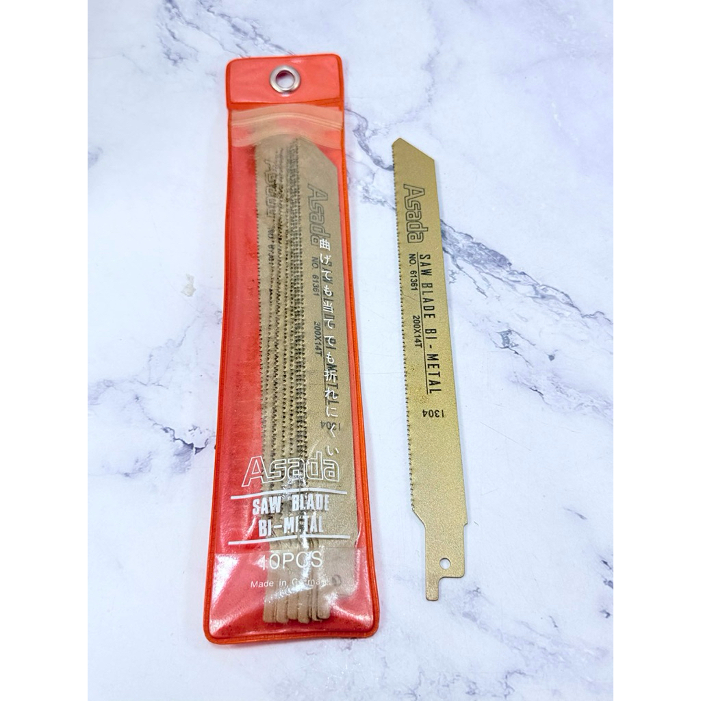 Asada SAW BLADE BI - METAL NO.61361 200x14T Made in Germany ราคาต่อ 1 ใบ (Mar35 : 2480)สินค้าใหม่