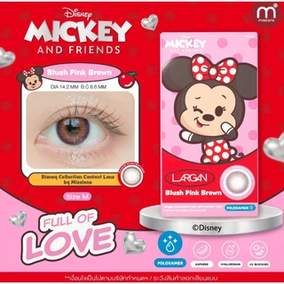 Soft Hug Hazel & Blush Pink Brown Disney Series (Official License) ลิขสิทธิ์ดิสนีย์แท้( Mickey & Minnie )Type 1 Month
