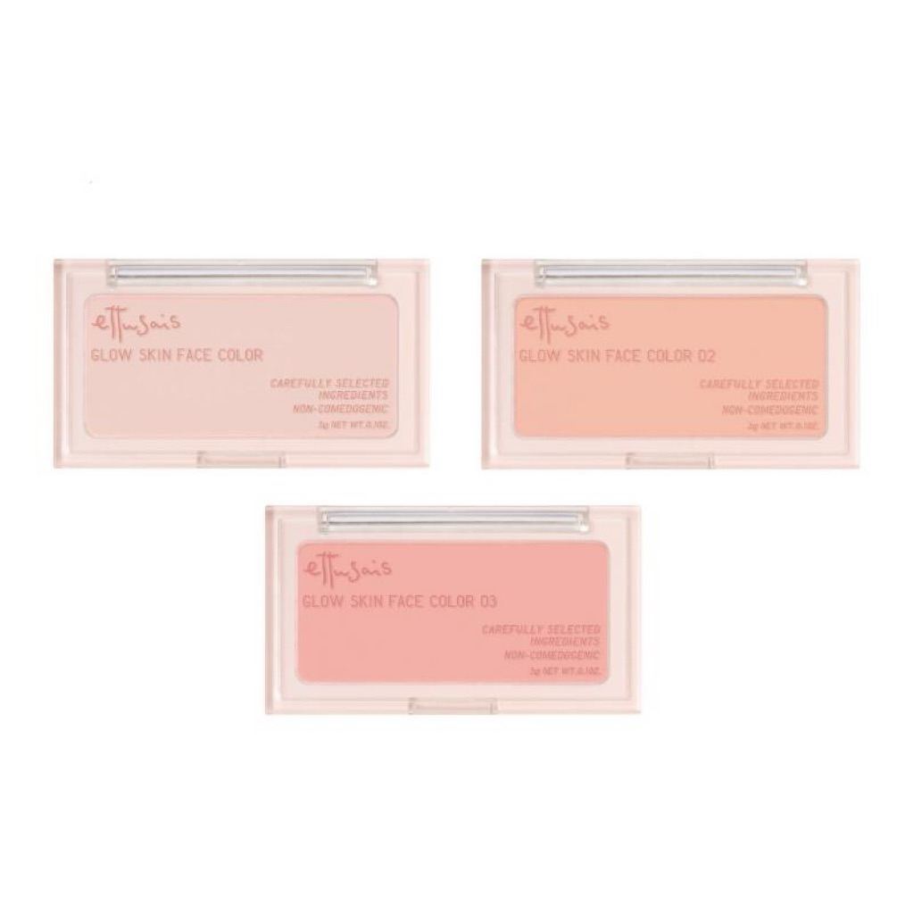 🇯🇵พรี | แท้ ETTUSAIS - GLOW SKIN FACE COLOR 3g เป็นบรัชออนและไฮไลท์ในตัวเดียว🇯🇵