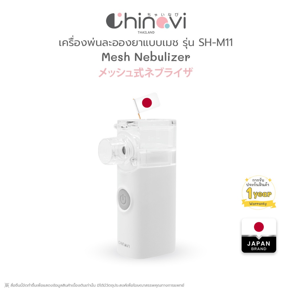 Chinavi เครื่องพ่นยา แบบพกพา Mesh Nebulizer M11