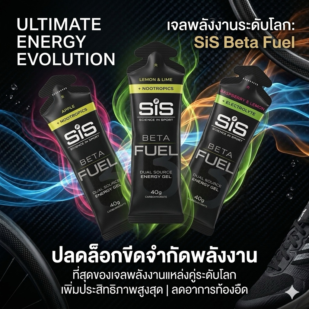 SiS Energy Gel (ซองคาดเขียว-เหลือง)