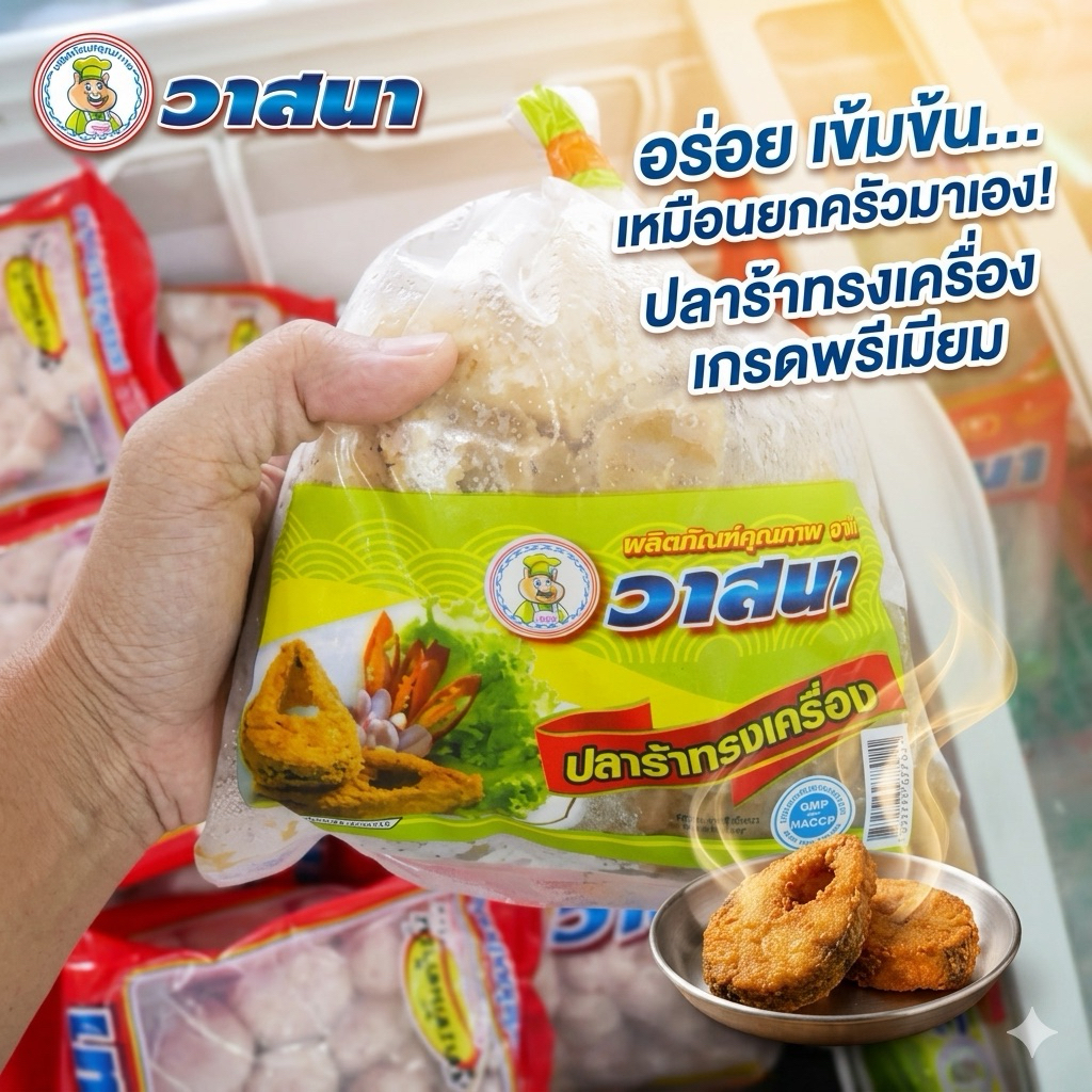ปลาร้าทรงเครื่อง (ปลาจีน) ตราวาสนา ขนาด 1 กิโลกรัม *พร้อมส่ง* ใหม่ไม่ค้างสต๊อก