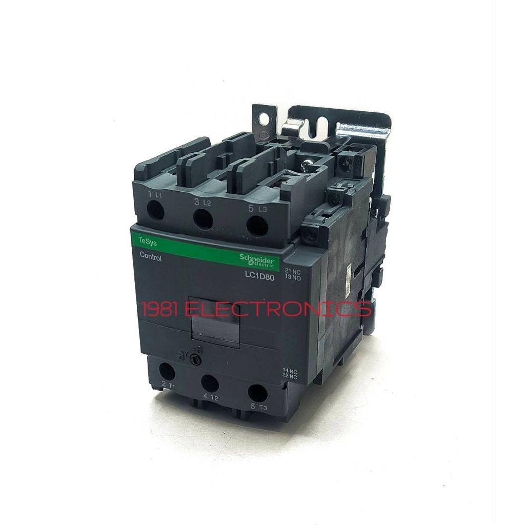 LC1D80 LC1D-80 LC1-D80 220VAC Magnetic Contactor LC1D80M7C   แมกเนติก คอนแทคเตอร์ 220Vac 50/60Hz