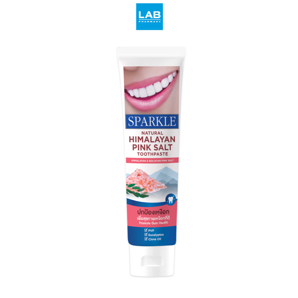 Sparkle Natural Himalayan Pink Salt Toothpaste 100g สปาร์คเคิล เนเชอรัล หิมาลายัน พิงค์ ซอลล์ ทูธเพสท์