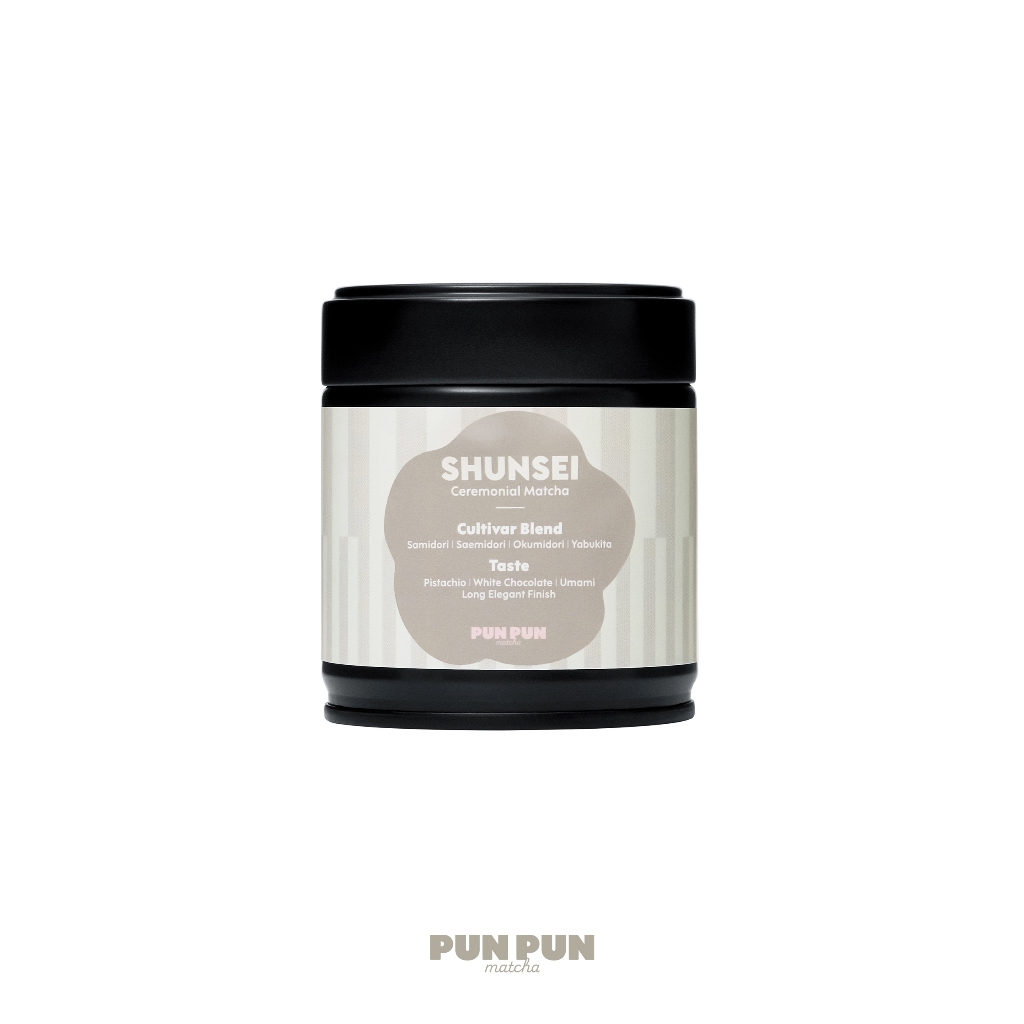 จัดส่ง 06/07 * PUNPUN MATCHA - SHUNSEI 30g Ceremonial Grade Matcha  (Origin: Yame, Fukuoka)
