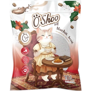 (1ถุง)Oshoo ทรายแมวเบนโทรไนท์ โอชู่ 10L x1ถุง