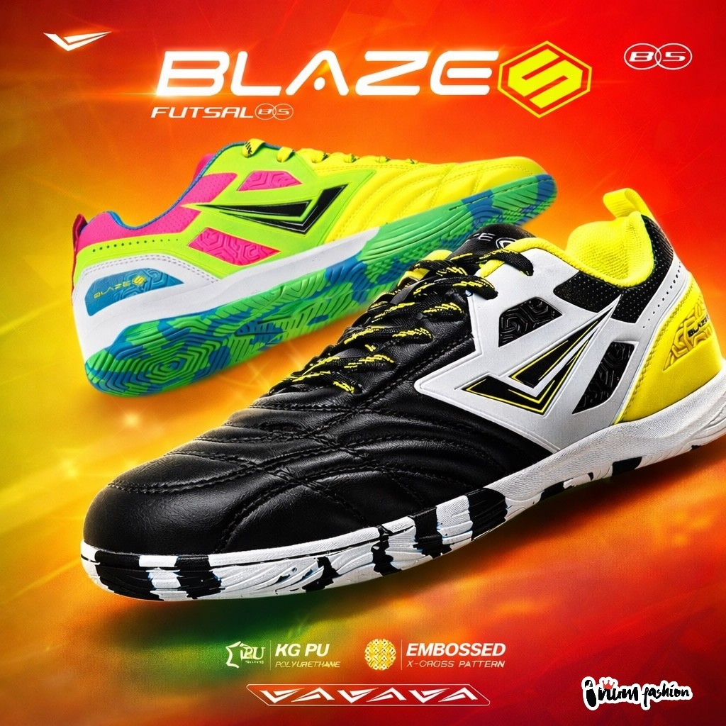 NFshoes💥 รองเท้าฟุตซอล Wingz รุ่น BLAZE 5 Saga Corsa New และ WINGZ (วิงส์) รุ่น WZ2010 ไซส์ 37-45 กีฬา Sport Futsal