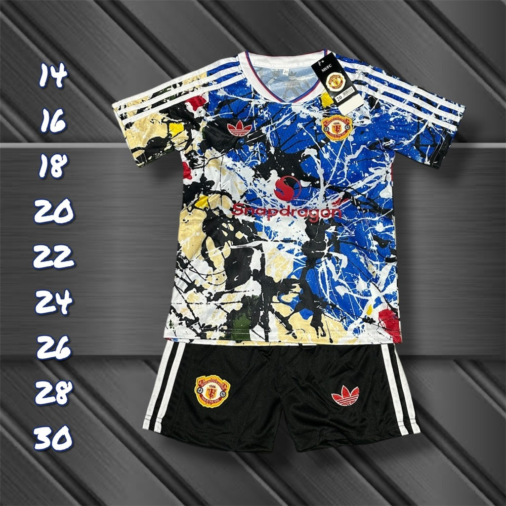 ❗️ใหม่❗️ชุดบอลชุดกีฬาเด็ก ผ้านิ่มใส่สบาย เสื้อพร้อมกางเกง มีไซส์เด็ก1-13ขวบ