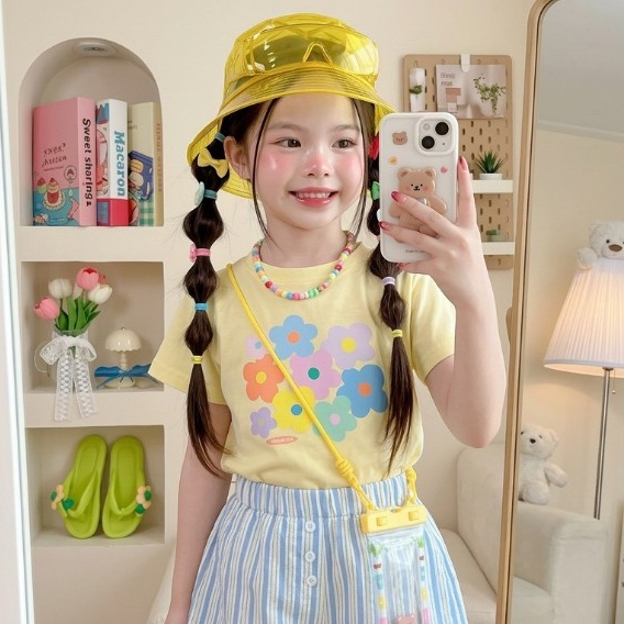 พร้อมส่ง ฐ34-ฐ37 8446 ชุดฟลาวเวอร์