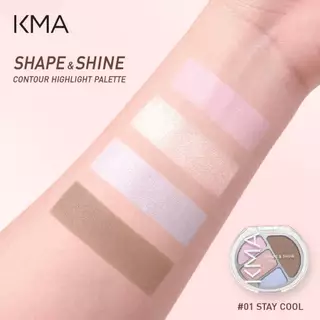 [NEW] KMA พาเลตต์แต่งหน้า 3-in-1 Shape & Shine Palette