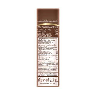 นมหนองโพ นมปรุงแต่ง นมยูเอชที 225ml (36 กล่อง/ลัง) รสช็อคโกแลต