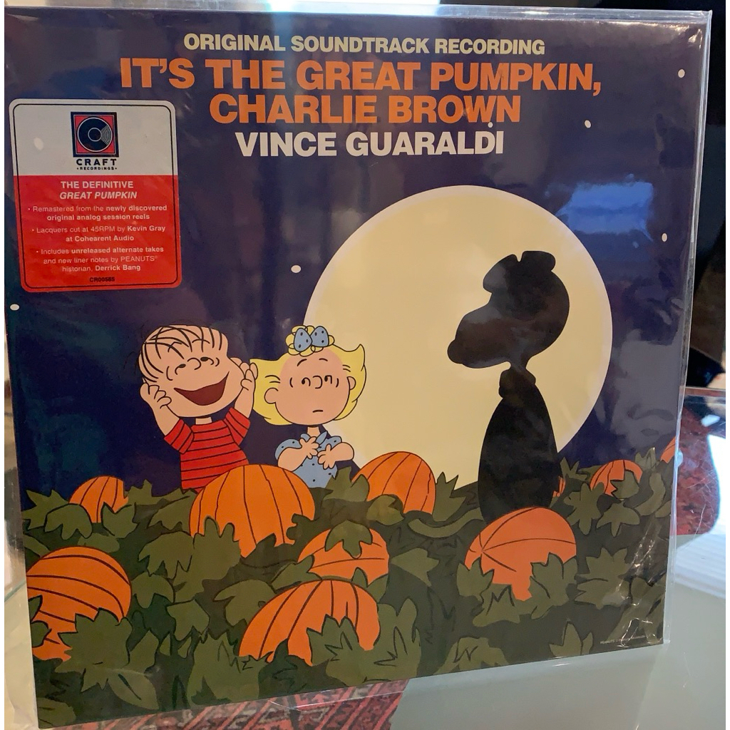IT'S THE GREAT PUMPKIN CHARLIE BROWN -VINCE GUARALD 33rpm