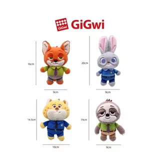 Gigwi x Zootopia ของเล่นสุนัข ลิขสิทธิ์Disney มีเสียงกรอบแกรบ ช่วยคลายเหงาและขัดฟัน แก้เหงา ของเล่นหมา