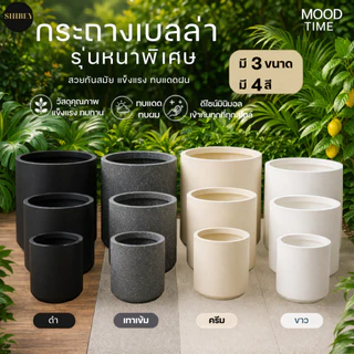 กระถางพลาสติก (มีหลายไซส์ )กระถางมินิมอล กระถางดอกไม้ กระถางใบใหญ่ พร้อมส่ง (PU)