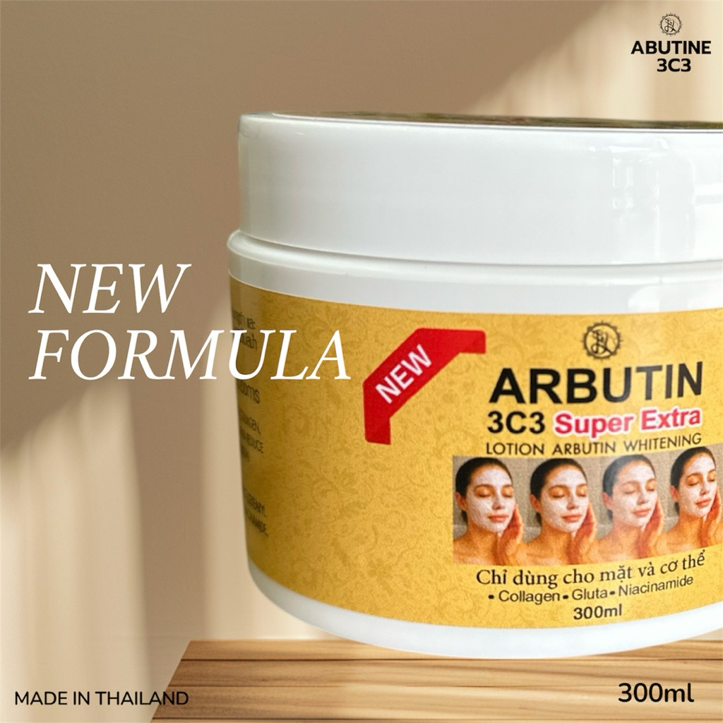 ARBUTIN 3C3 Super Extra LOTION ARBUTIN WHITENING ครีมอาร์บูติน 300ml. ราคา ถูกที่สุด ดีลบีเคเค แกลเลอรีภาพที่ 5