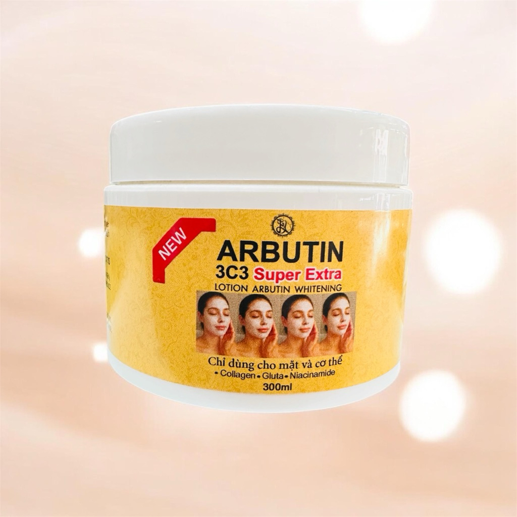 ARBUTIN 3C3 Super Extra LOTION ARBUTIN WHITENING ครีมอาร์บูติน 300ml. ราคา ถูกที่สุด ดีลบีเคเค แกลเลอรีภาพที่ 4
