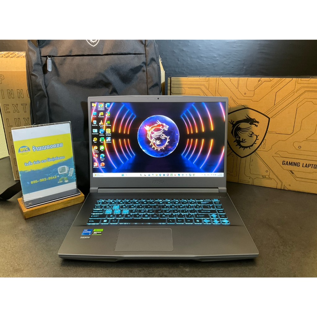 MSI Thin 15 B13VE-1608TH มือสองสวย ใช้งานน้อยมาก