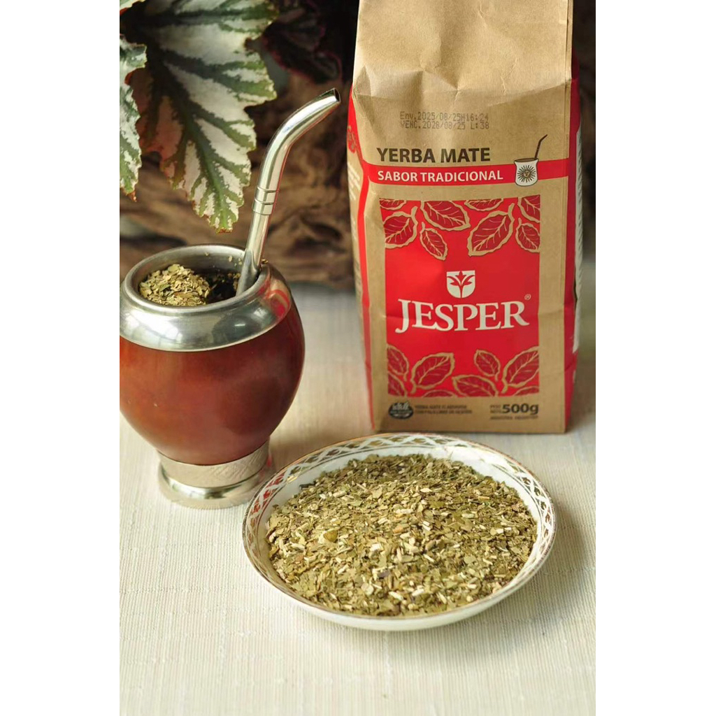 เยอร์บามาเต้ Jesper สูตรดั้งเดิม 500 กรัม ชาสมุนไพรธรรมชาติจากอาร์เจนตินา
