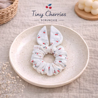 ยางรัดผม •BK-TIN HANDMADE• 🐰 Bunny Scrunchie Collection ยางมัดผมหูกระต่าย ผ้านุ่ม ไม่กินผม สไตล์มินิมอล น่ารักเกาหลี