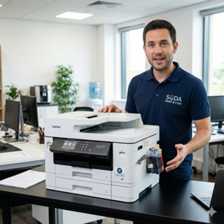 รุ่นใหม่ เครื่องปริ้น printer BROTHER MFC-J2740DW A3 2ถาด พร…